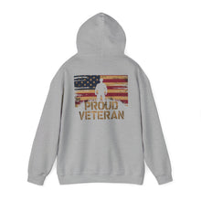 Load image into Gallery viewer, Proud Veteran Hooded Sweatshirt
