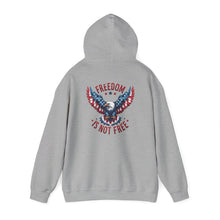 Load image into Gallery viewer, Freedom Eagle Unisex Hooded Sweatshirt - Bold American Flag Design
