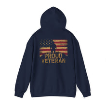 Load image into Gallery viewer, Proud Veteran Hooded Sweatshirt
